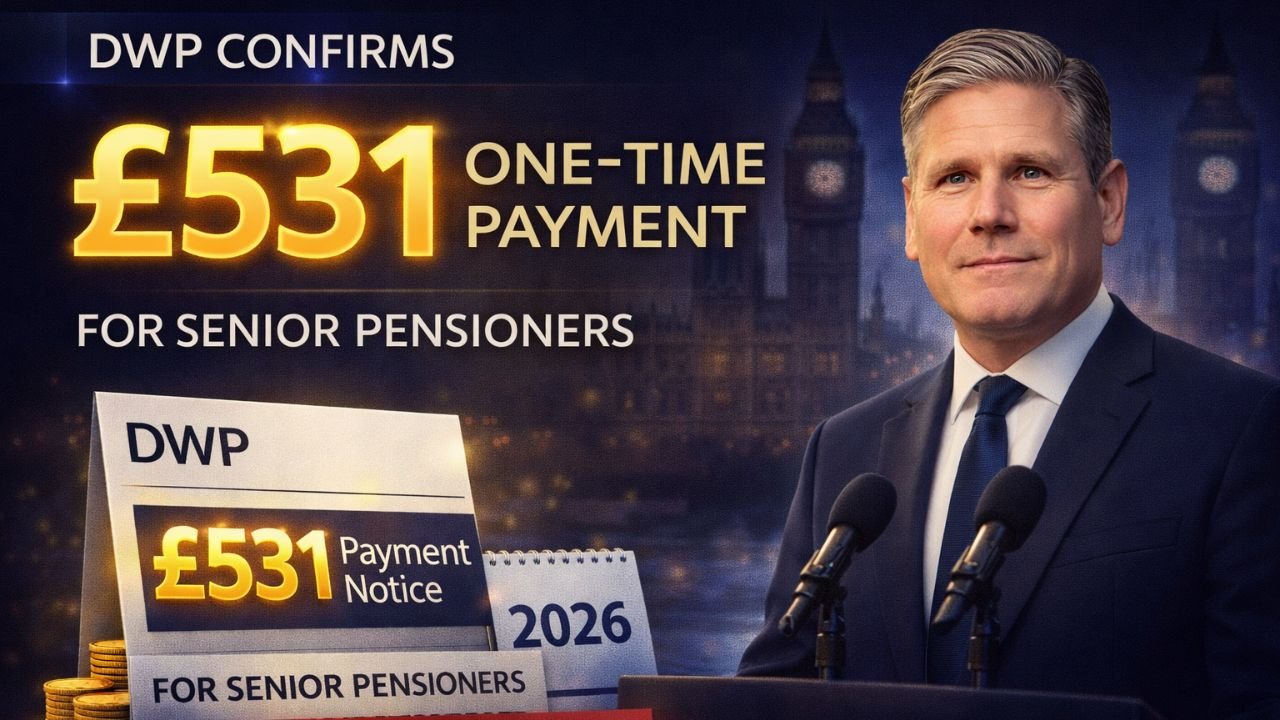 DWP Confirms £531 One-Time Payment for Senior Pensioners Starting 23 March 2026